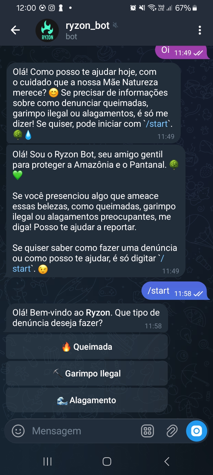 Bot /start